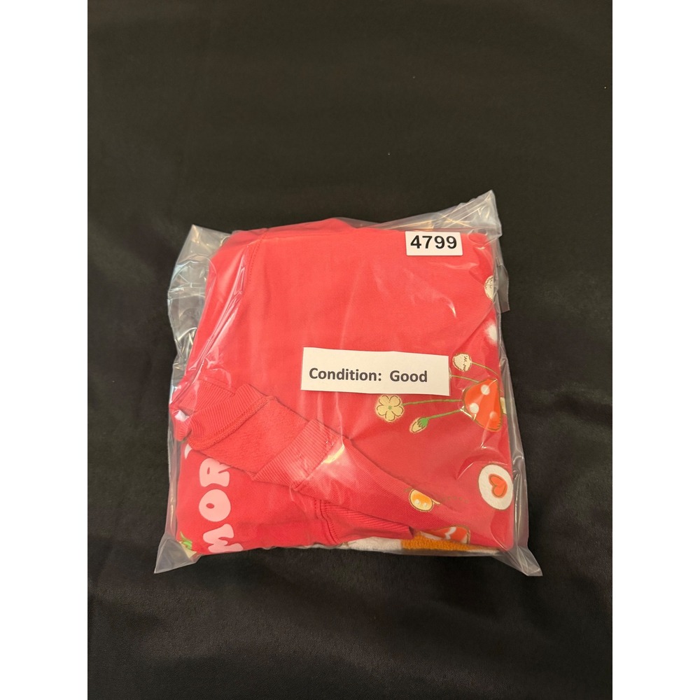 Sanrio Cinnamoroll Mushroom Red Graphic Sweatshirt Womens Pullover Kawaii 4799 - Picture 4 of 7